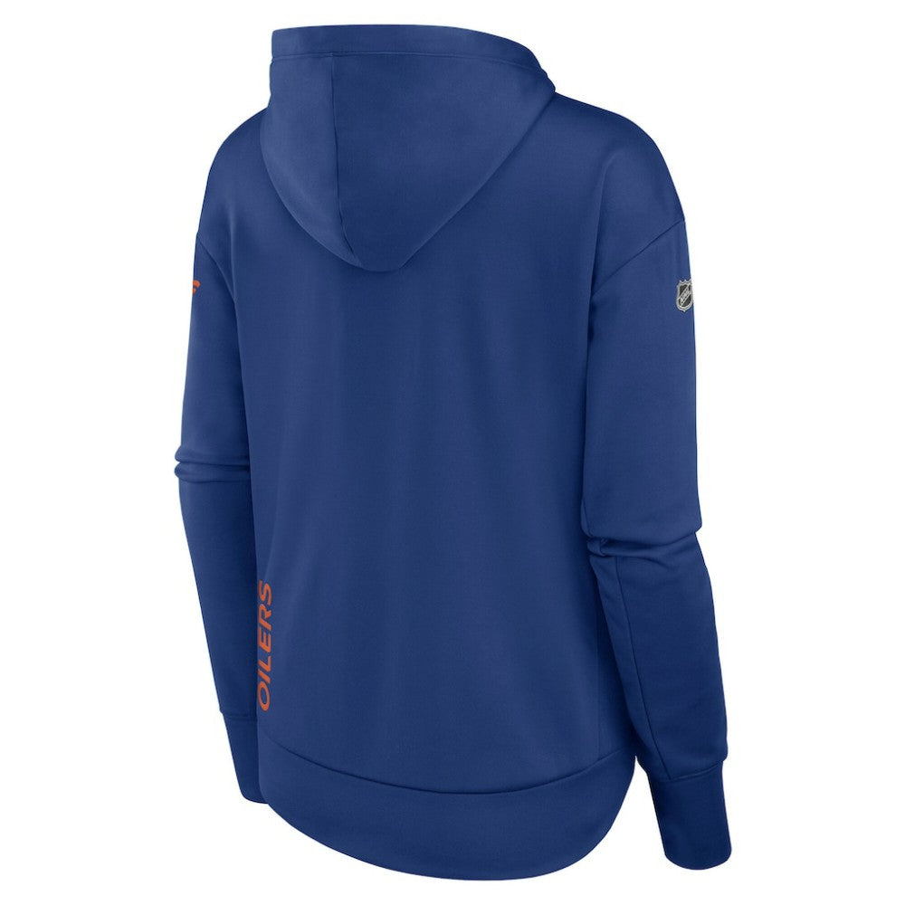 NHL Edmonton Oilers Fanatics Women's Authentic Pro Scuba Full-Zip Hoodie