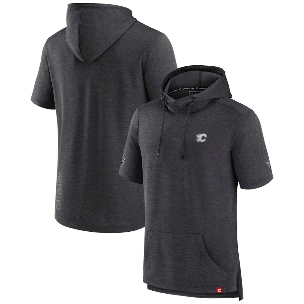 NHL Calgary Flames Fanatics Authentic Pro Short Sleeve Pullover Hoodie