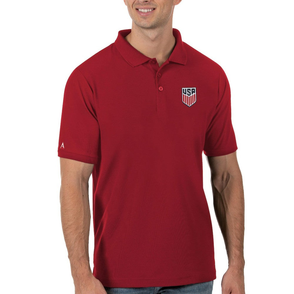 USMNT Antigua Legacy Pique Polo