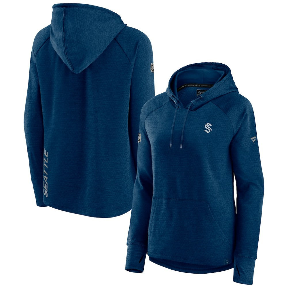 NHL Seattle Kraken Fanatics Women's Authentic Pro Pullover Hoodie
