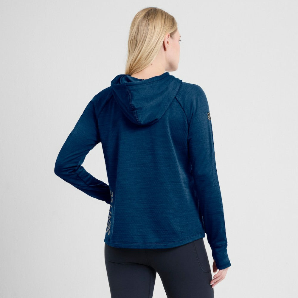 NHL Seattle Kraken Fanatics Women's Authentic Pro Pullover Hoodie