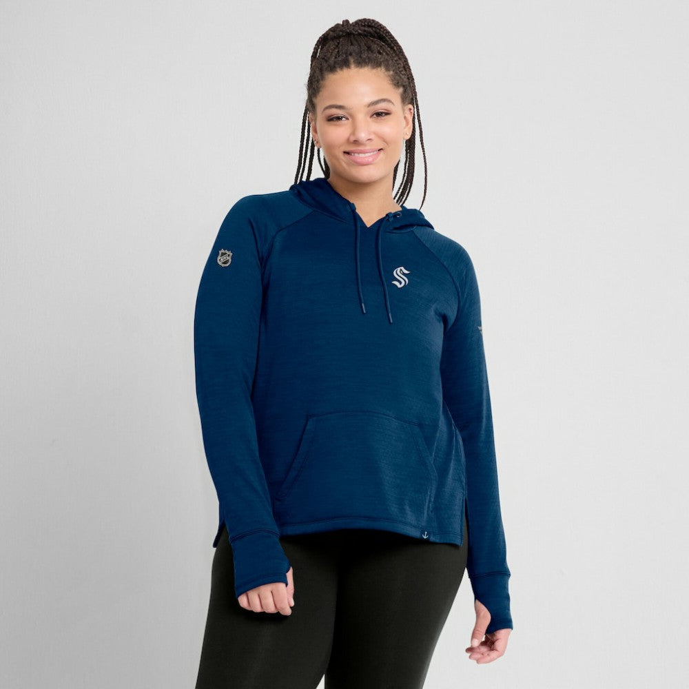 NHL Seattle Kraken Fanatics Women's Authentic Pro Pullover Hoodie