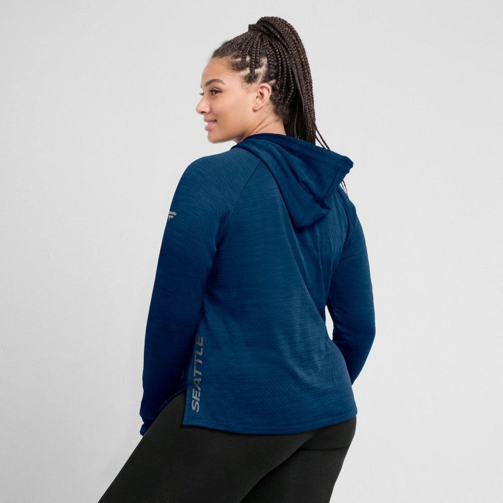 NHL Seattle Kraken Fanatics Women's Authentic Pro Pullover Hoodie