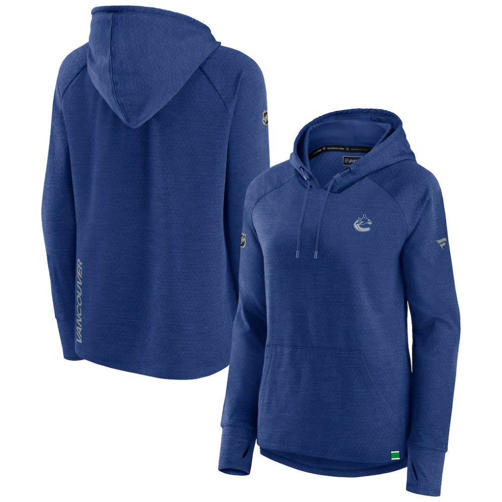 NHL Vancouver Canucks Fanatics Women's Authentic Pro Pullover Hoodie