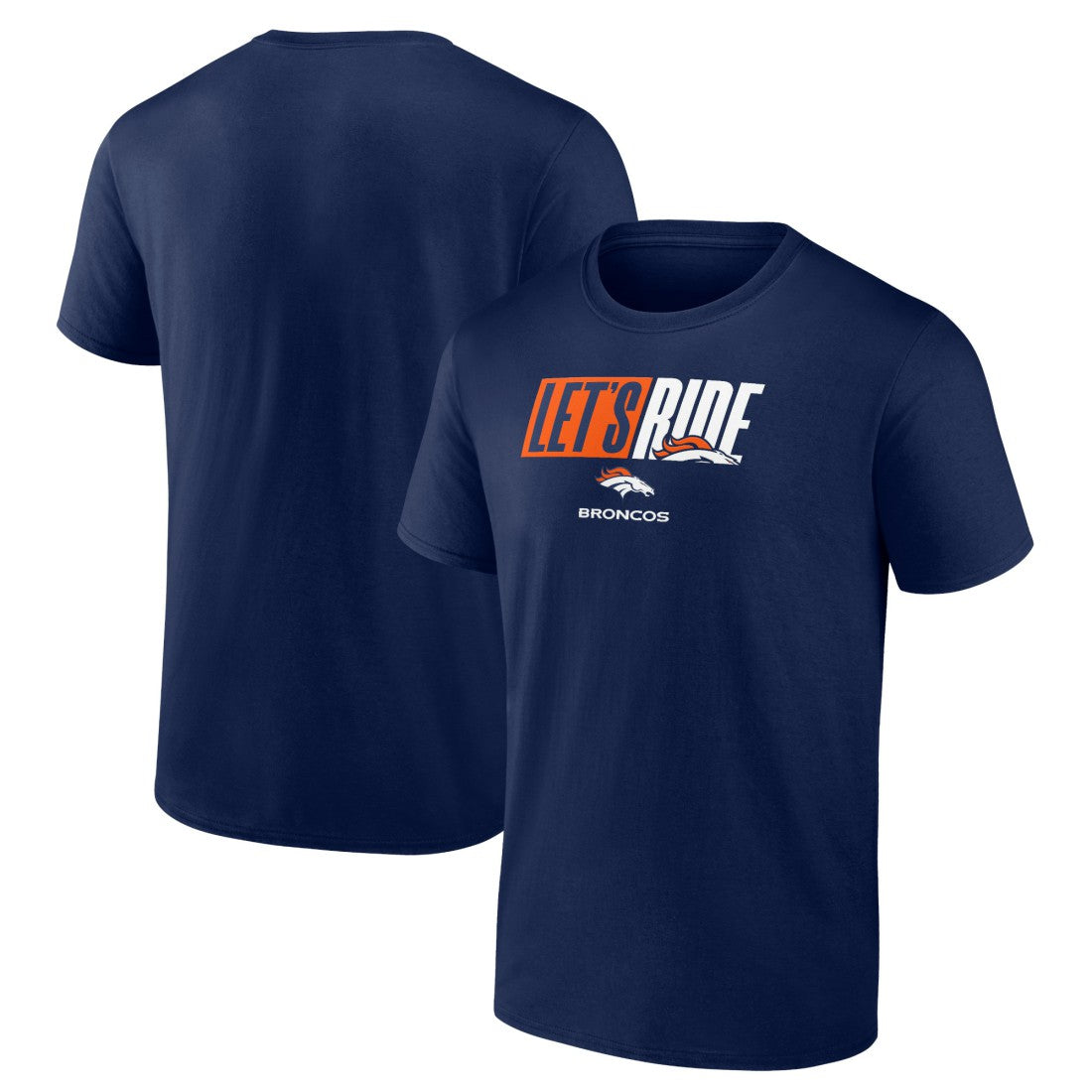 Let's Ride T-Shirt - Denver Broncos T-shirts