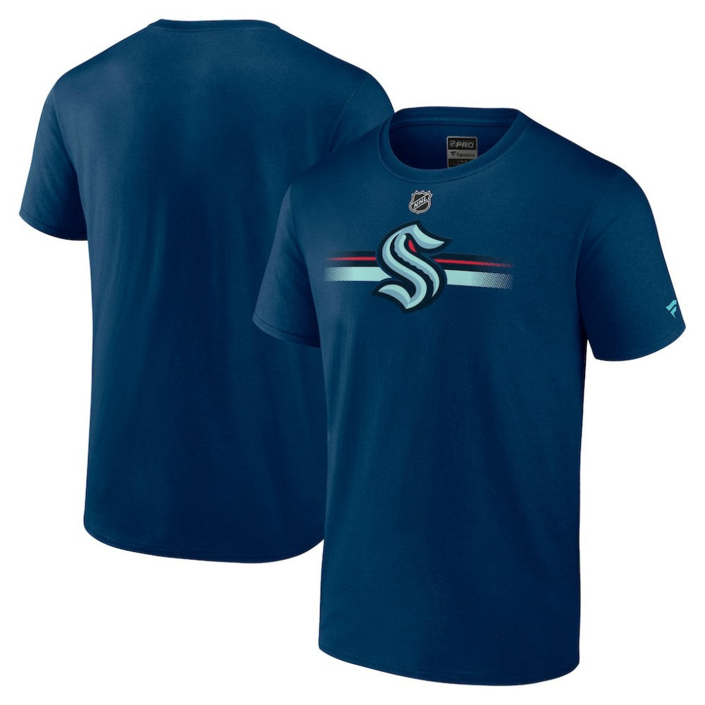 NHL Seattle Kraken Fanatics Authentic Pro Secondary Logo T-Shirt