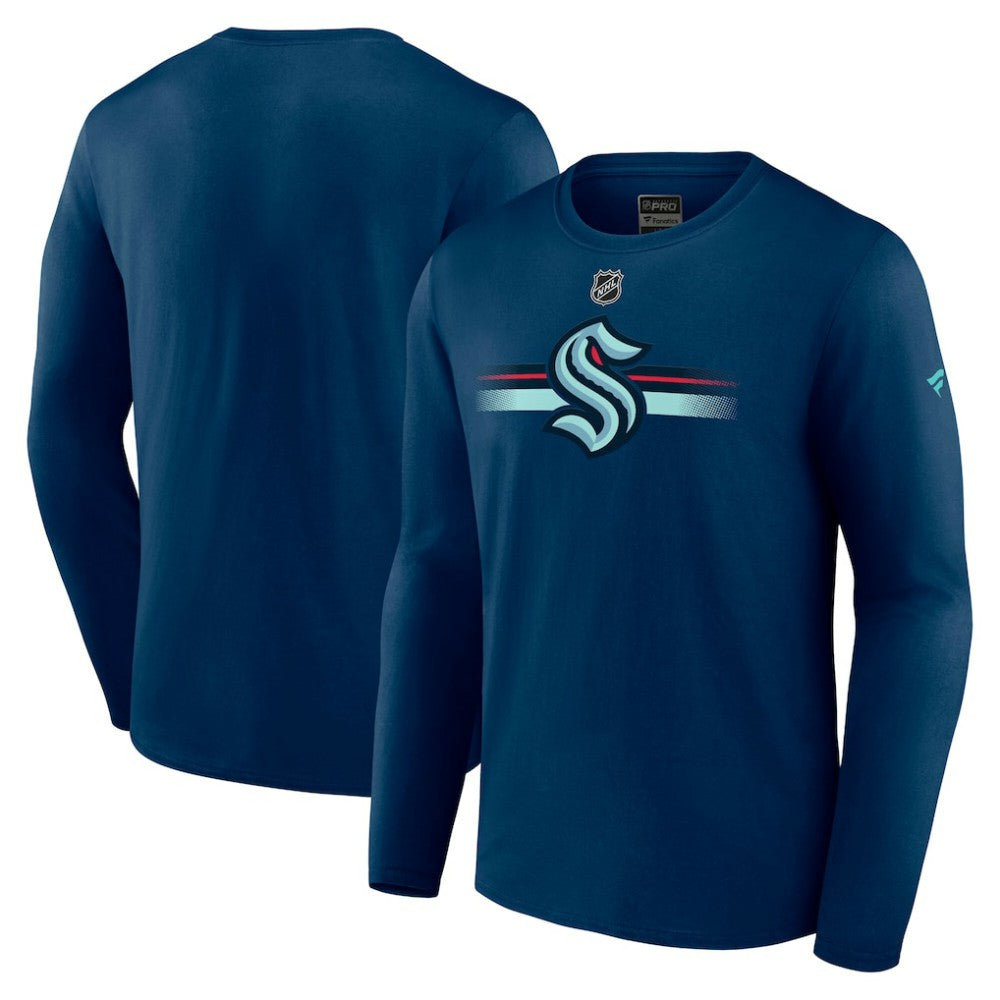NHL Seattle Kraken Fanatics Authentic Pro Secondary Long Sleeve T-Shirt