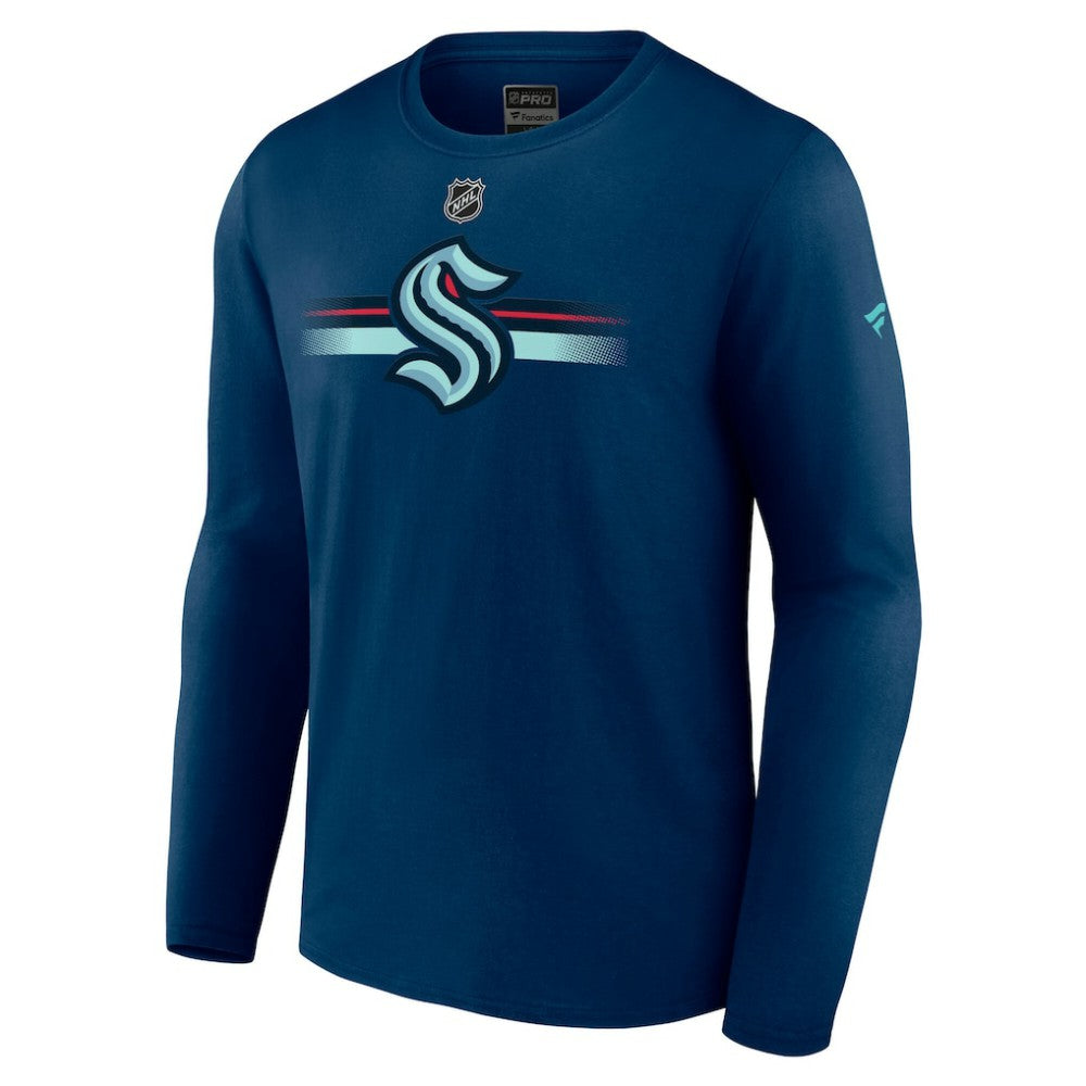 NHL Seattle Kraken Fanatics Authentic Pro Secondary Long Sleeve T-Shirt