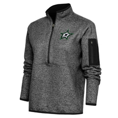 NHL Dallas Stars Antigua Women's Team Logo Fortune Quarter-Zip Jacket