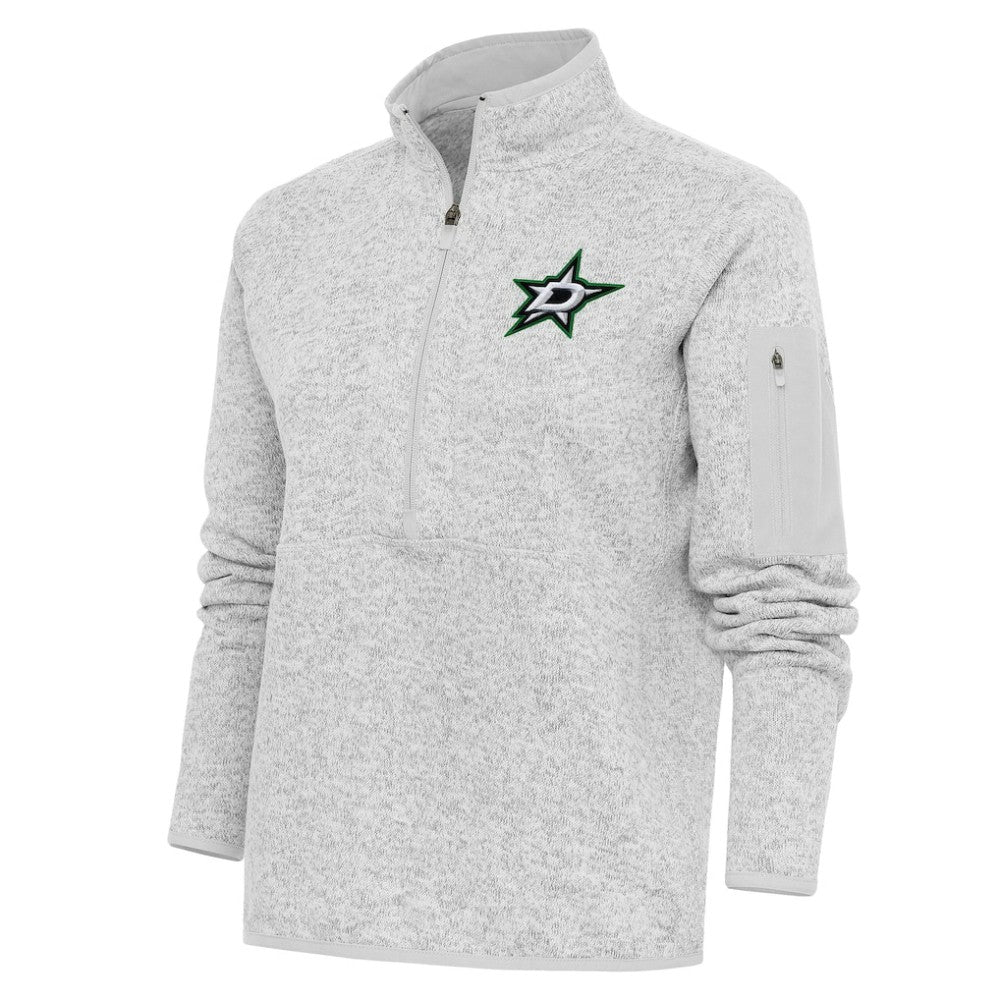 NHL Dallas Stars Antigua Women's Team Logo Fortune Quarter-Zip Jacket