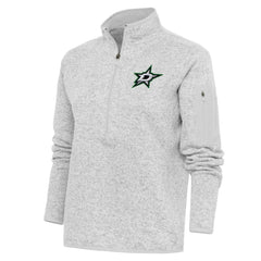 NHL Dallas Stars Antigua Women's Team Logo Fortune Quarter-Zip Jacket