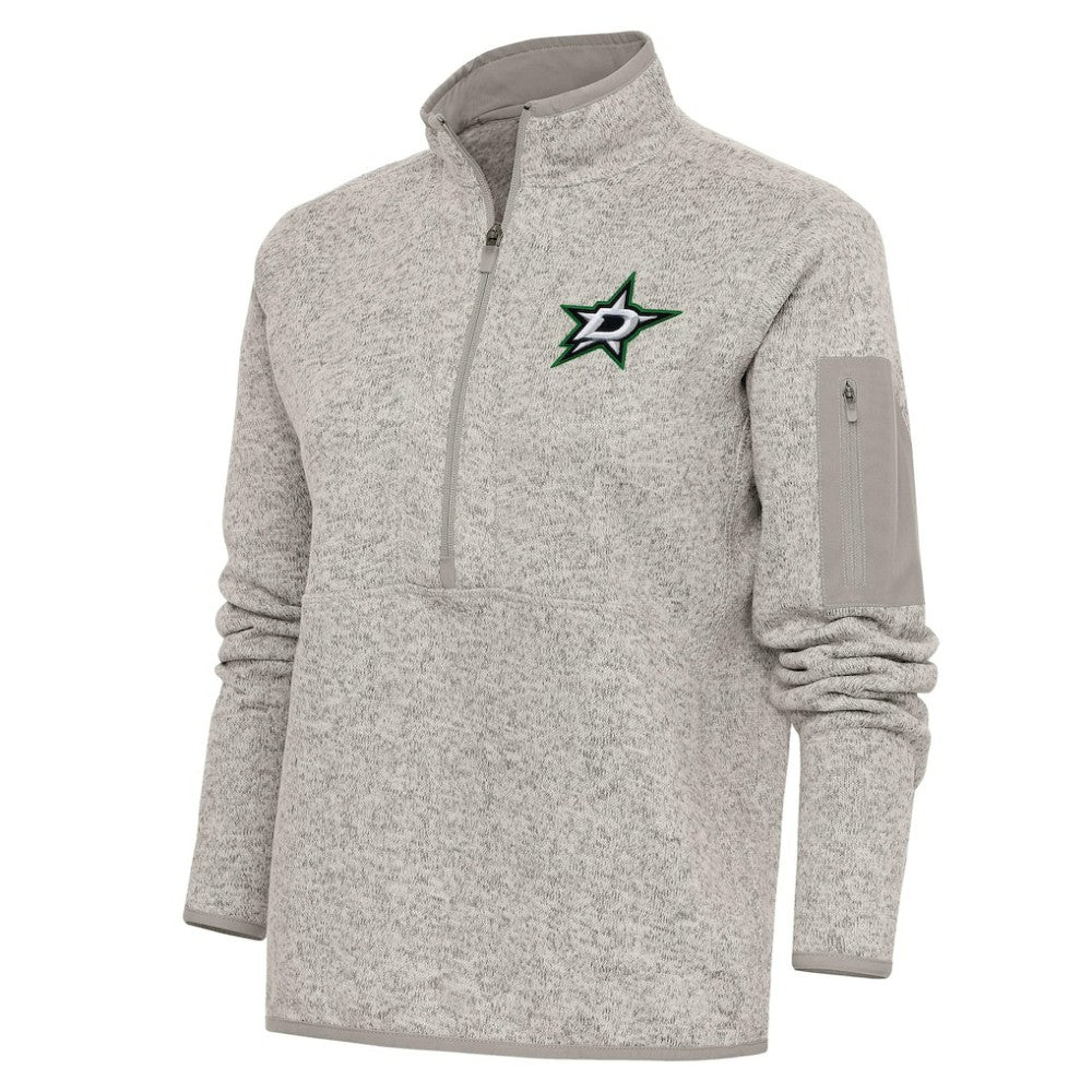 NHL Dallas Stars Antigua Women's Team Logo Fortune Quarter-Zip Jacket