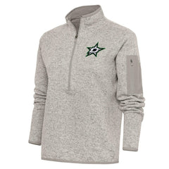 NHL Dallas Stars Antigua Women's Team Logo Fortune Quarter-Zip Jacket