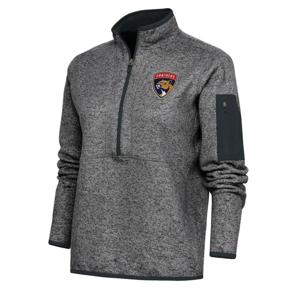 NHL Florida Panthers Antigua Women's Team Logo Fortune Quarter-Zip Jacket