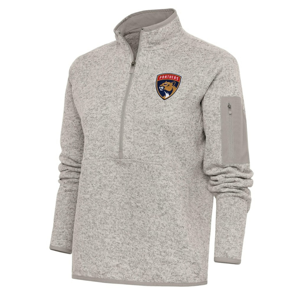 NHL Florida Panthers Antigua Women's Team Logo Fortune Quarter-Zip Jacket