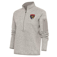 NHL Florida Panthers Antigua Women's Team Logo Fortune Quarter-Zip Jacket