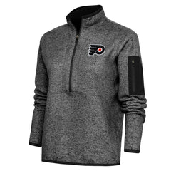 NHL Philadelphia Flyers Antigua Women's Team Logo Fortune Quarter-Zip Jacket