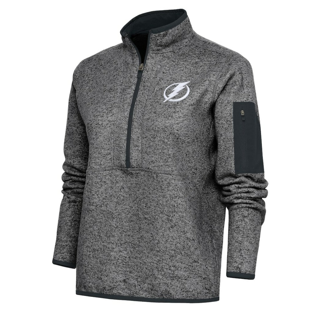 NHL Tampa Bay Lightning Antigua Women's Team Logo Fortune Quarter-Zip Jacket