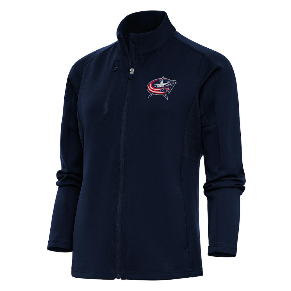 NHL Columbus Blue Jackets Antigua Women's Team Logo Generation Full-Zip Jacket