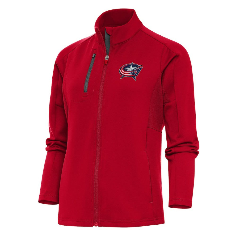 NHL Columbus Blue Jackets Antigua Women's Team Logo Generation Full-Zip Jacket