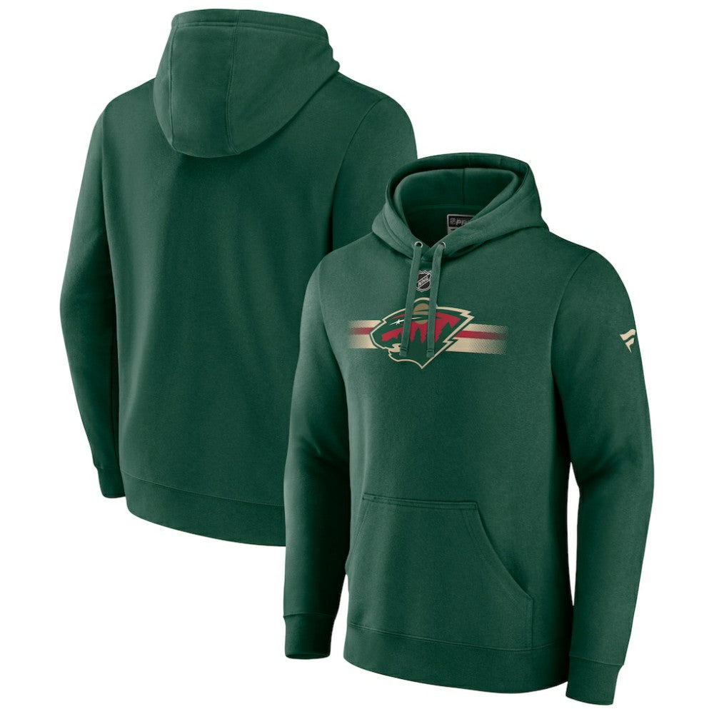 NHL Minnesota Wild Fanatics Authentic Pro Secondary Pullover Hoodie