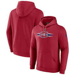 NHL Montreal Canadiens Fanatics Authentic Pro Secondary Pullover Hoodie