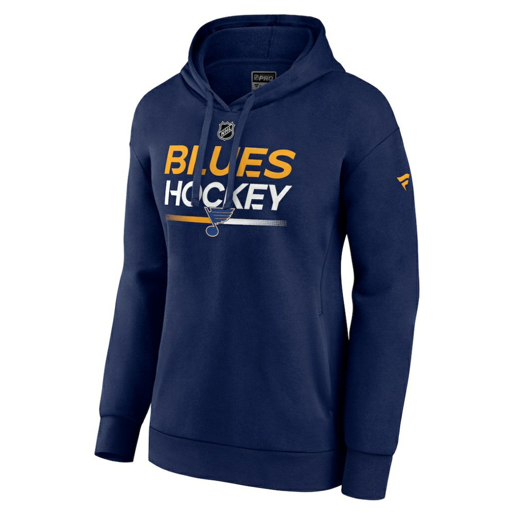 NHL St. Louis Blues Fanatics Women's Authentic Pro Pullover Hoodie