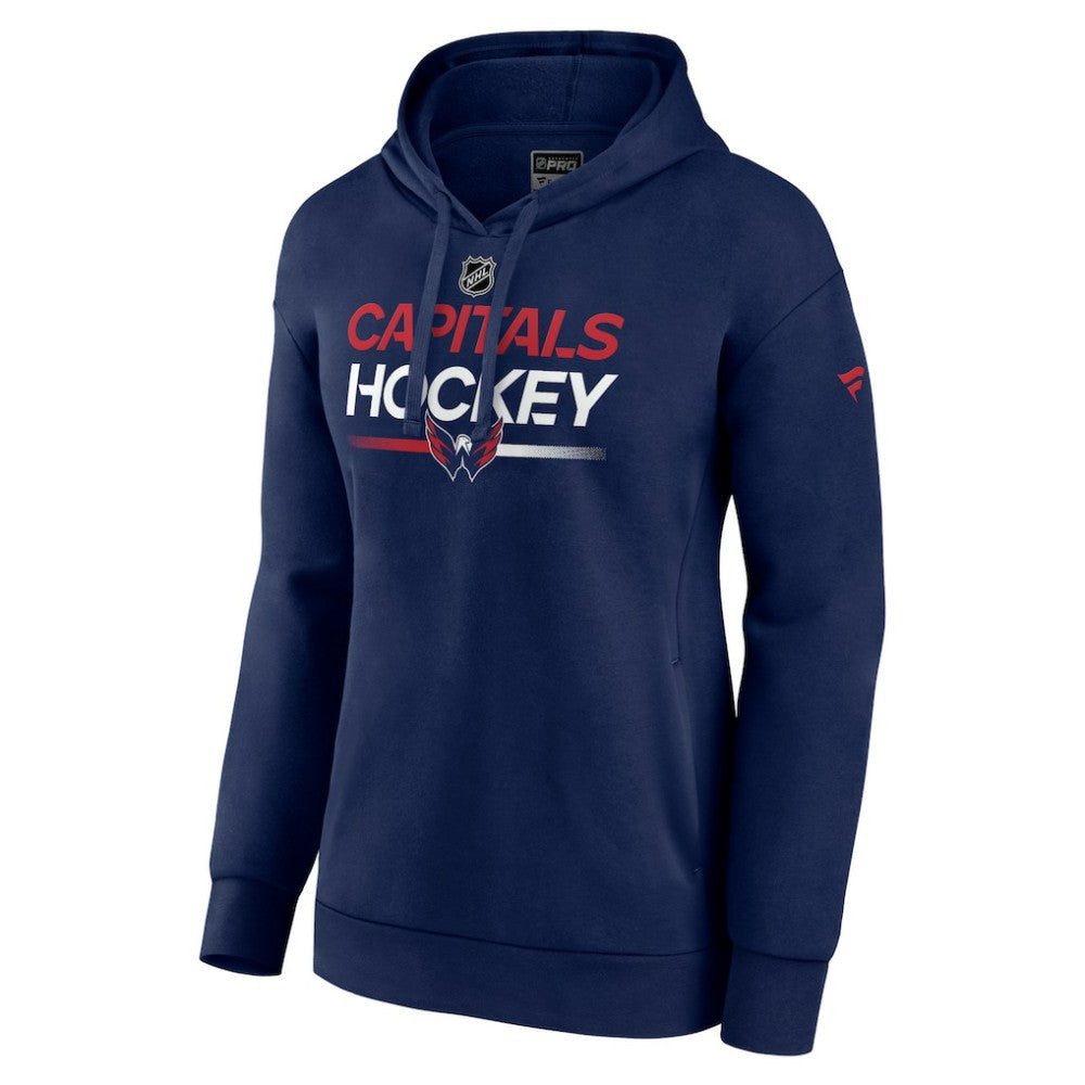 NHL Washington Capitals Fanatics Women's Authentic Pro Pullover Hoodie