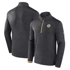 NHL Boston Bruins Fanatics Authentic Pro Quarter-Zip Pullover Top