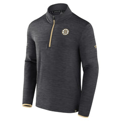 NHL Boston Bruins Fanatics Authentic Pro Quarter-Zip Pullover Top