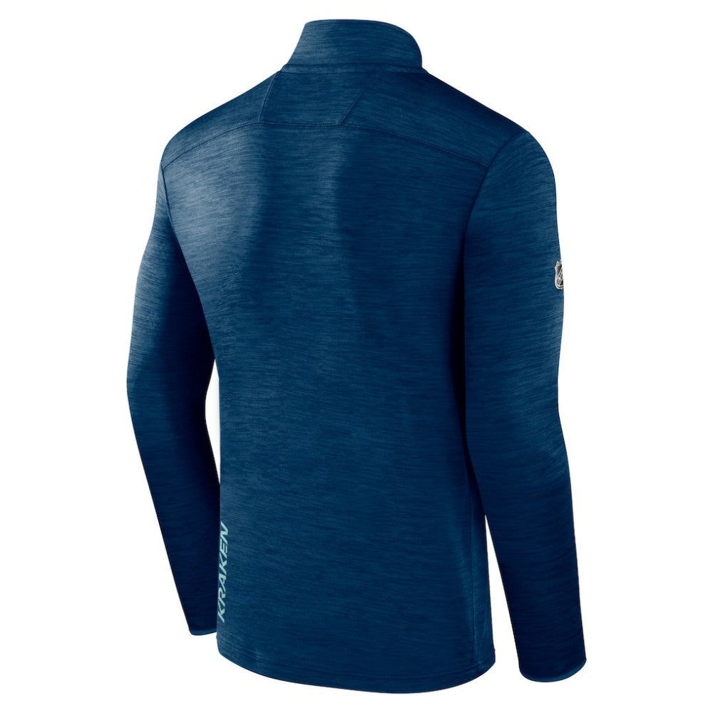 NHL Seattle Kraken Fanatics Authentic Pro Quarter-Zip Pullover Top