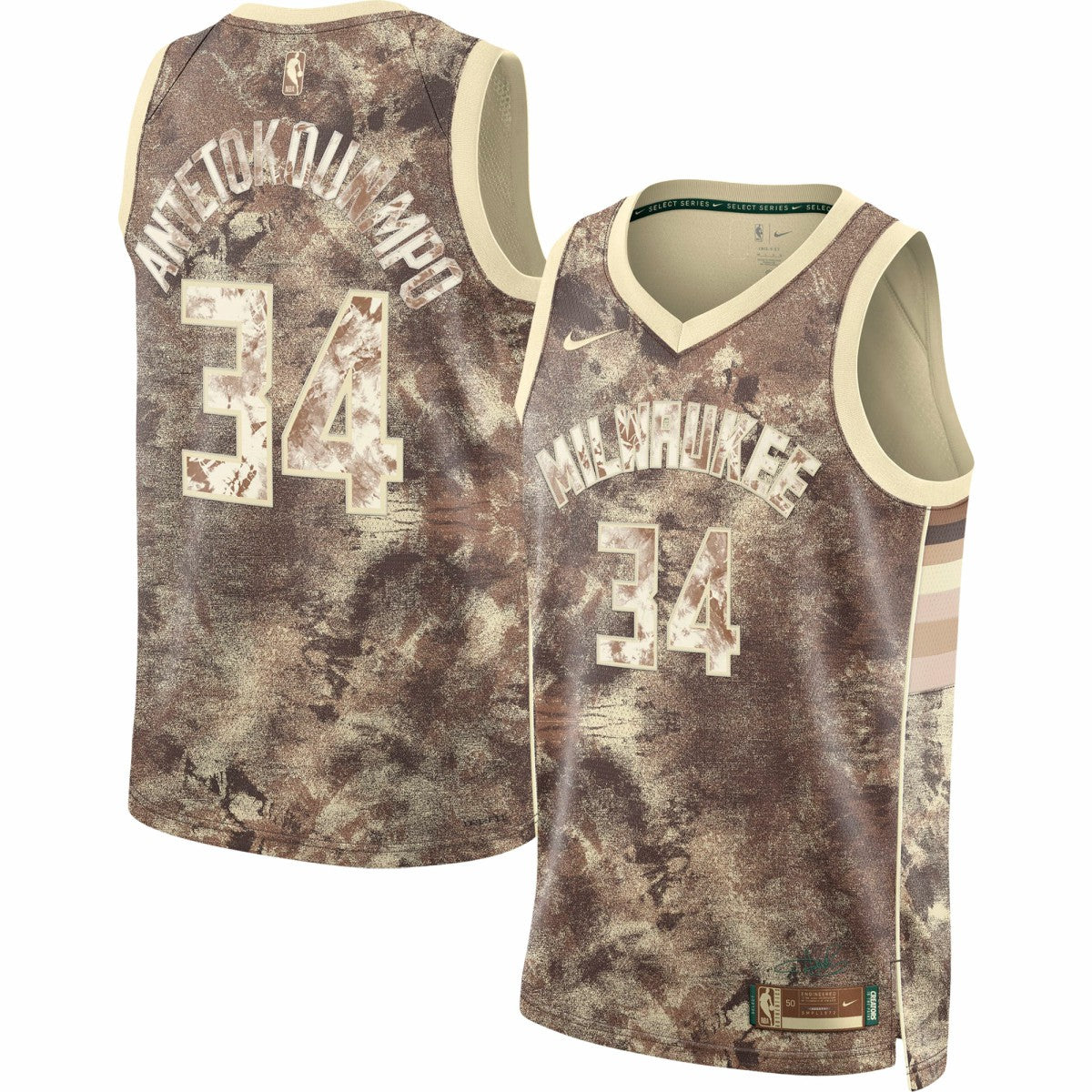 Nike Giannis Antetokounmpo Milwaukee Bucks Unisex Select Series Swingman Jersey