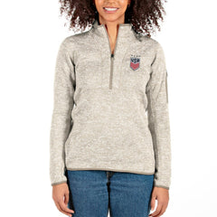 USWNT Antigua Women's Fortune Half-Zip Pullover Jacket