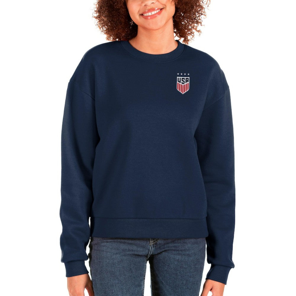 USWNT Antigua Women's Victory Crewneck Pullover Sweatshirt
