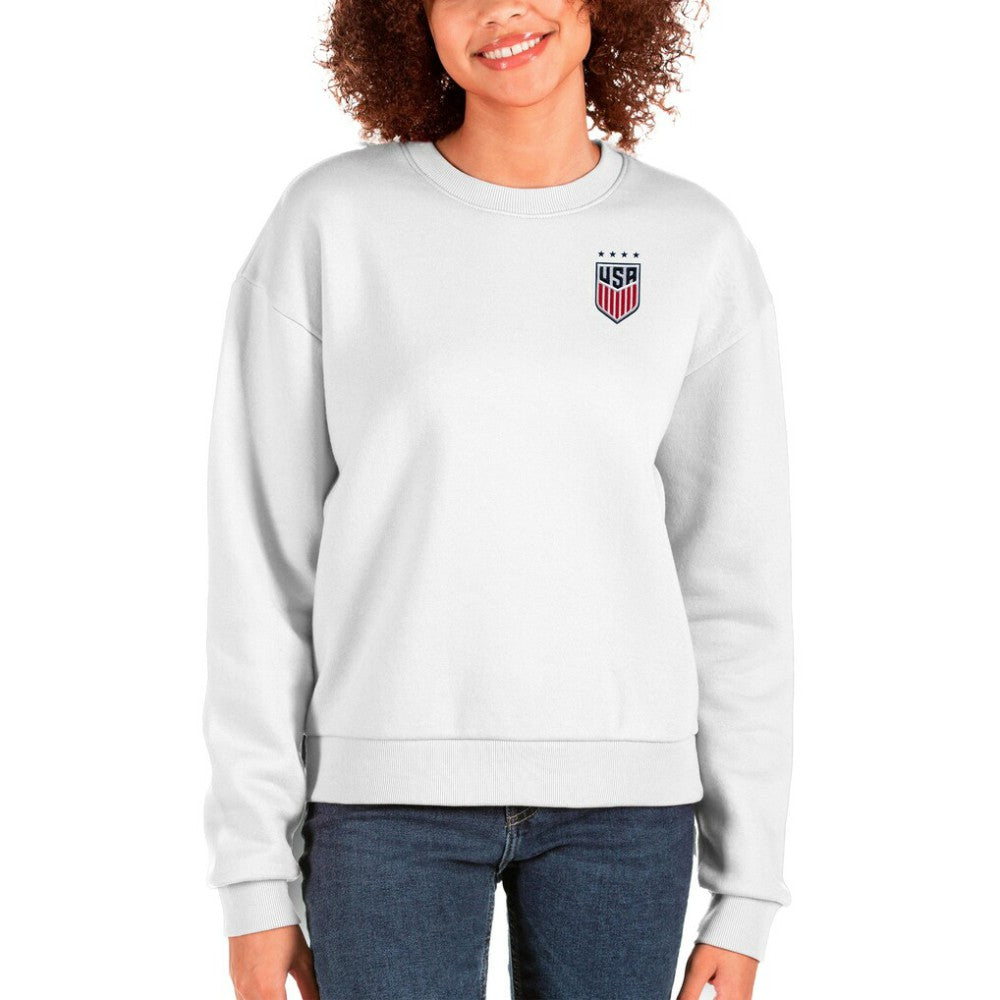 USWNT Antigua Women's Victory Crewneck Pullover Sweatshirt