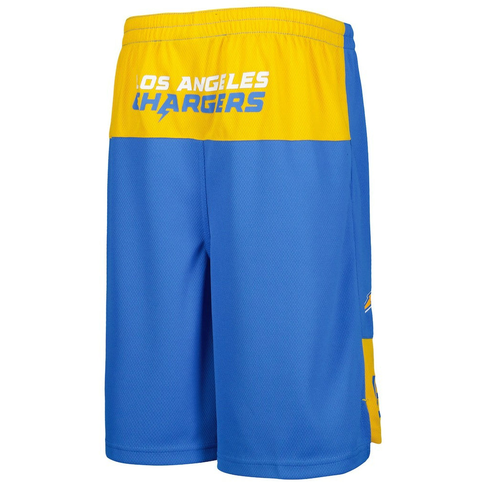 Justin Herbert  Youth Player Name & Number Shorts - Los Angeles Chargers Shorts