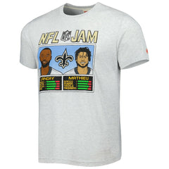 Jarvis Landry & Tyrann Mathieu  Homage Unisex NFL Jam Tri-Blend T-Shirt - New Orleans Saints T-shirts