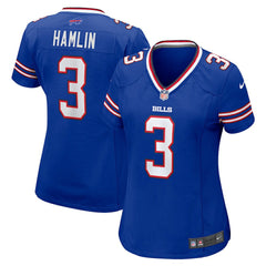 Damar Hamlin  Women's Game Jersey - Buffalo Bills Jerseys