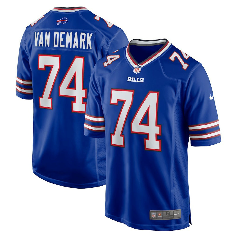Ryan Van Demark  Game Player Jersey - Buffalo Bills Jerseys