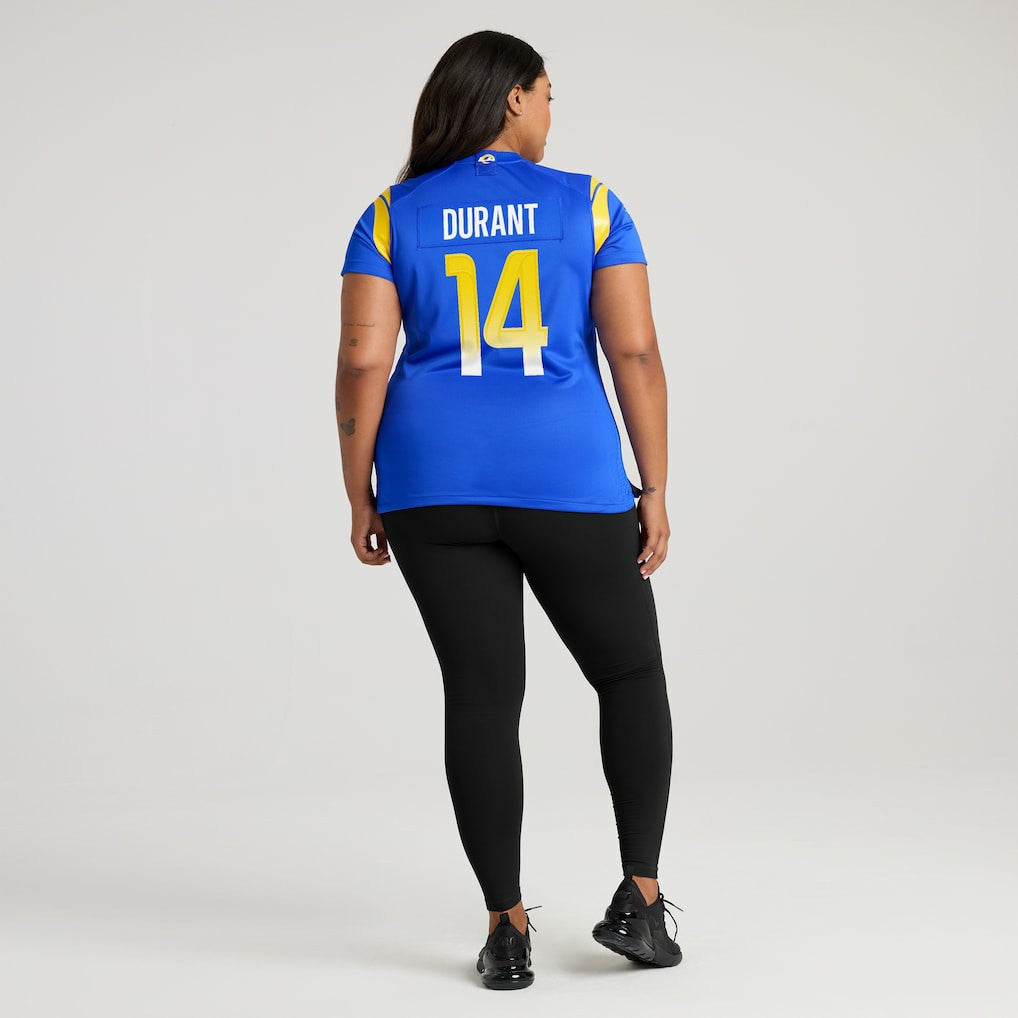 Cobie Durant  Women's Game Player Jersey - Los Angeles Rams Jerseys