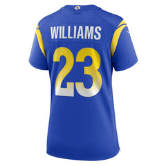 Kyren Williams  Women's Game Player Jersey - Los Angeles Rams Jerseys