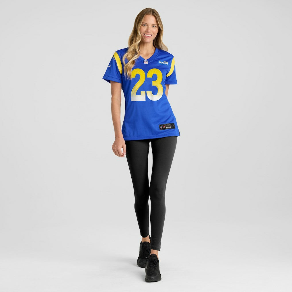 Kyren Williams  Women's Game Player Jersey - Los Angeles Rams Jerseys