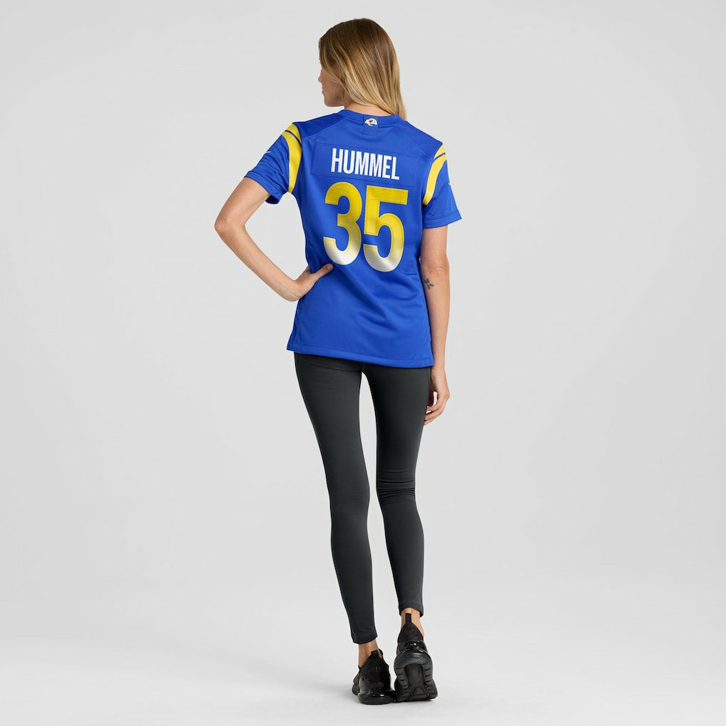 Jake Hummel  Women's Game Player Jersey - Los Angeles Rams Jerseys