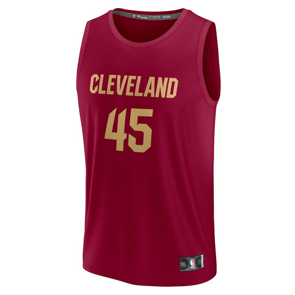 Fanatics Donovan Mitchell Cleveland Cavaliers Fast Break Replica Jersey sale