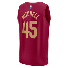 Fanatics Donovan Mitchell Cleveland Cavaliers Fast Break Replica Jersey sale