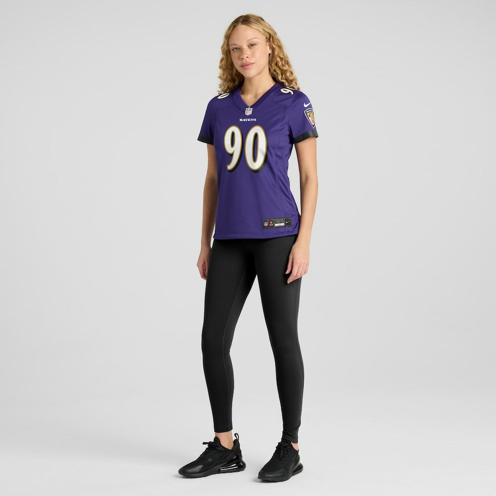 David Ojabo  Women's Game Player Jersey - Baltimore Ravens Jerseys