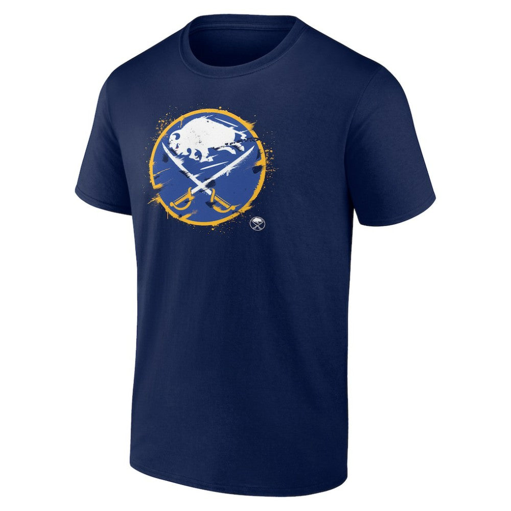 NHL Buffalo Sabres Splatter Logo Team T-Shirt