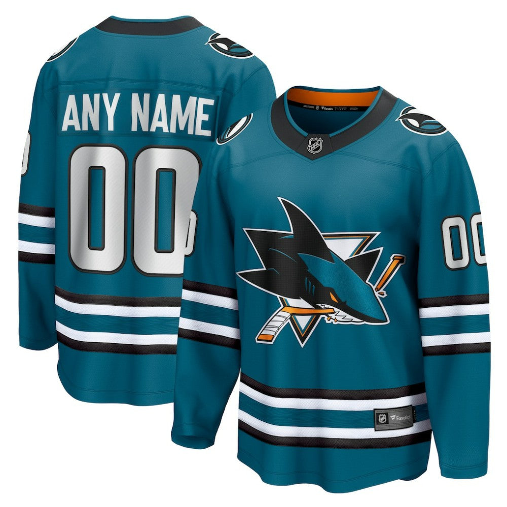 NHL San Jose Sharks Fanatics Home Breakaway Custom Jersey