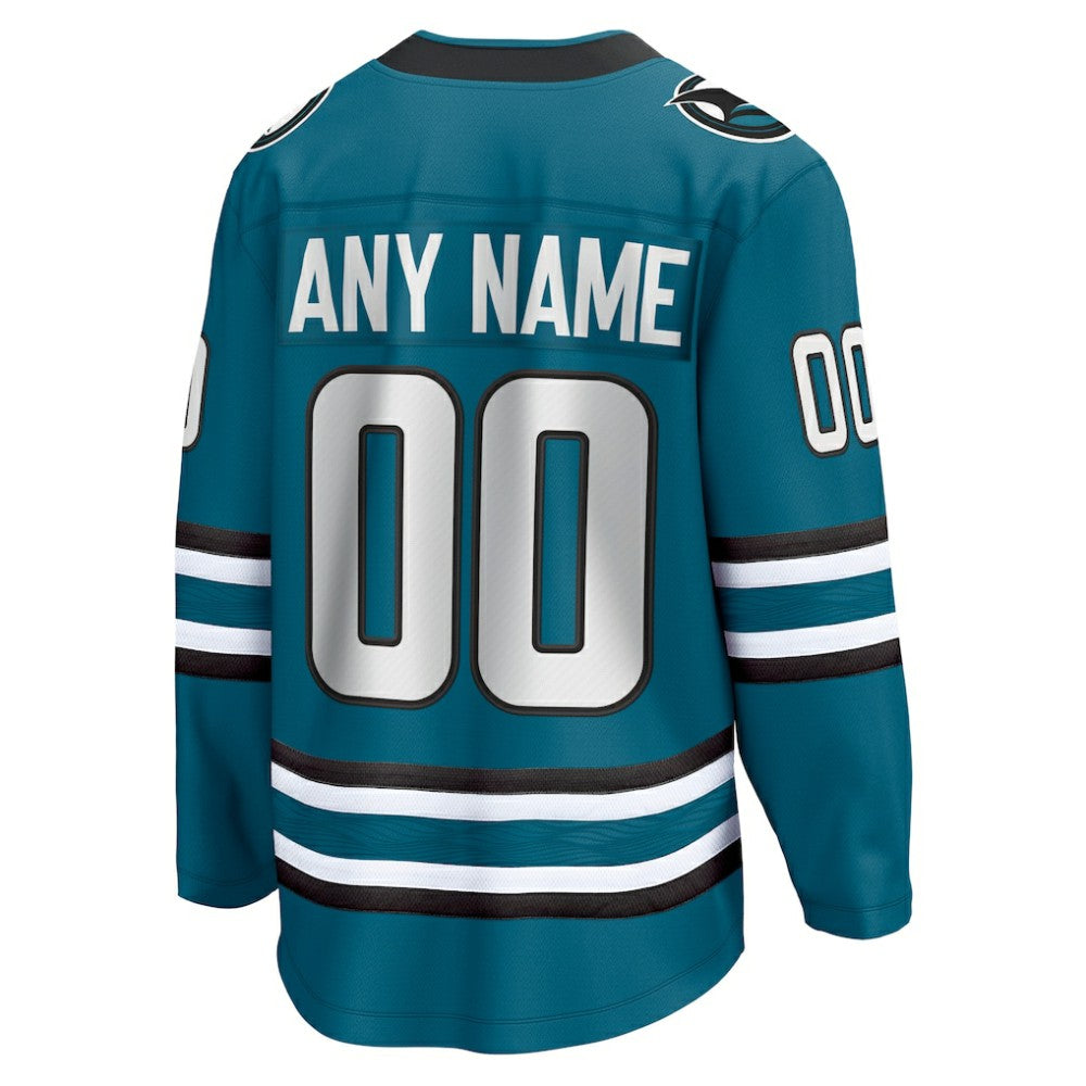 NHL San Jose Sharks Fanatics Home Breakaway Custom Jersey