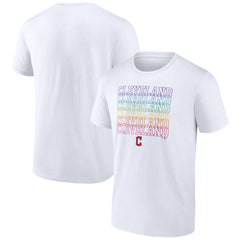 White Cleveland Guardians City Pride T-Shirt
